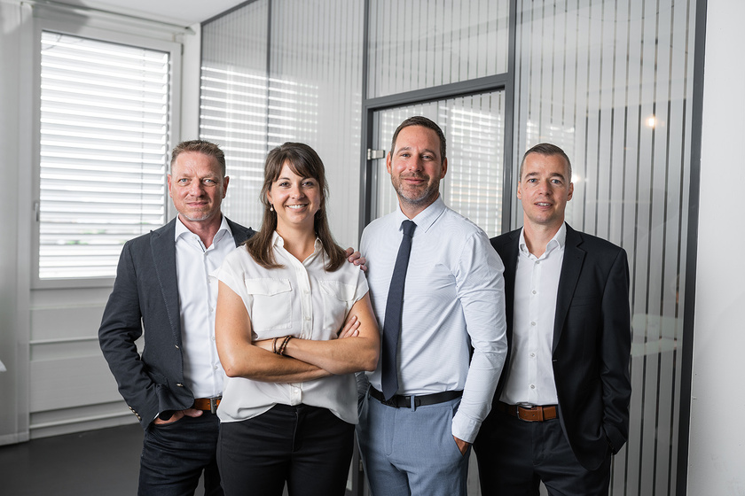 Lizenznehmer der Personal Sigma Group Vier Lizenznehmer der Personal Sigma Group AG im Business-Look